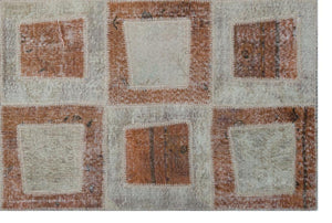 Apex Patchwork Halı Kahve 26409 160 x 240 cm