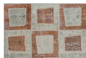 Apex Patchwork Halı Kahve 26409 160 x 240 cm