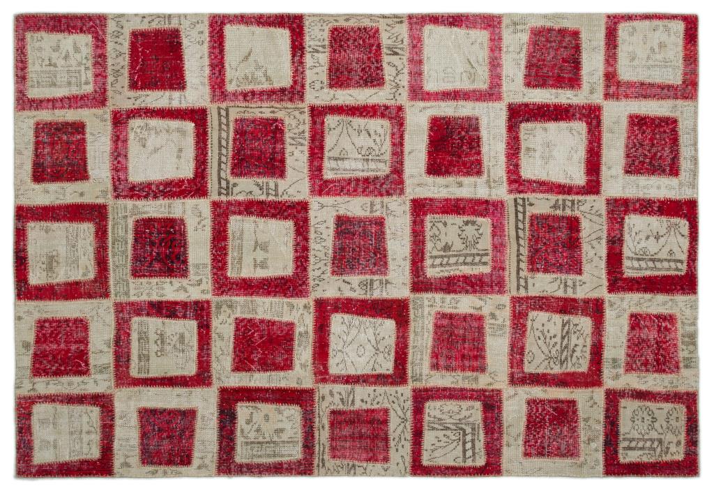 Apex Patchwork Halı Kırmızı 21041 190 x 280 cm