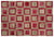 Apex Patchwork Carpet Red 21045 192 x 282 cm