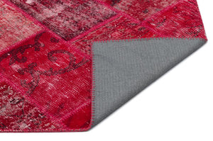 Apex Patchwork Halı Kırmızı 21191 161 x 233 cm