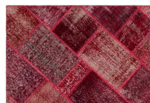 Apex Patchwork Carpet Red 21993 160 x 230 cm