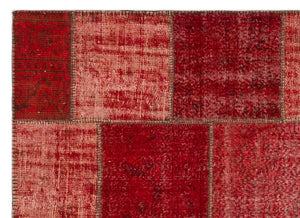 Apex Patchwork Halı Kırmızı 22281 160 x 230 cm