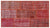 Apex Patchwork Carpet Red 26047 80 x 150 cm