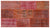 Apex Patchwork Carpet Red 26183 80 x 150 cm