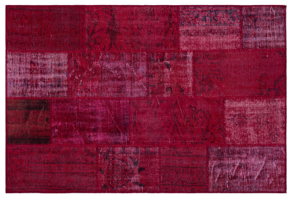 Apex Patchwork Halı Kırmızı 26258 120 x 180 cm