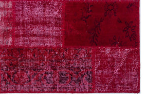 Apex Patchwork Halı Kırmızı 26276 120 x 180 cm