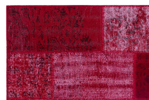 Apex Patchwork Halı Kırmızı 26276 120 x 180 cm