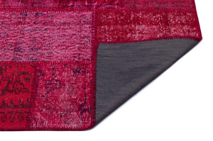 Apex Patchwork Carpet Red 26728 120 x 180 cm