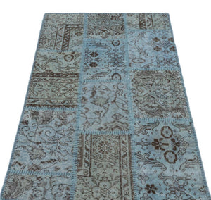 Apex Patchwork Halı Mavi 21311 83 x 150 cm