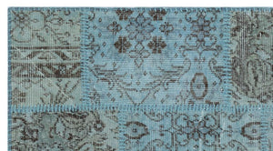 Apex Patchwork Halı Mavi 21311 83 x 150 cm