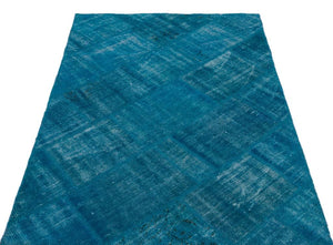 Apex Patchwork Halı Mavi 22154 120 x 180 cm