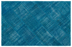 Apex Patchwork Halı Mavi 22154 120 x 180 cm