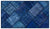 Apex Patchwork Carpet Blue 26091 80 x 150 cm