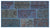 Apex Patchwork Carpet Blue 26095 80 x 150 cm
