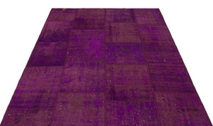 Apex patchwork carpet purple 21523 160 x 230 cm