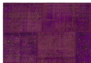 Apex patchwork carpet purple 21523 160 x 230 cm