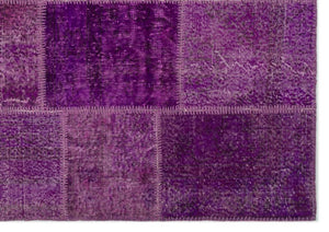 Apex patchwork carpet purple 22257 160 x 230 cm