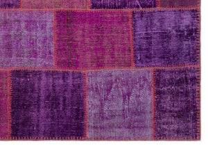 Apex Patchwork Carpet Mor 22268 160 x 230 cm