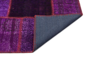 Apex patchwork carpet purple 22270 160 x 230 cm