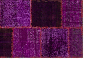 Apex patchwork carpet purple 22270 160 x 230 cm