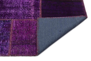 Apex patchwork carpet purple 22271 160 x 230 cm