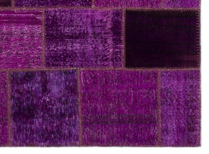 Apex patchwork carpet purple 22271 160 x 230 cm