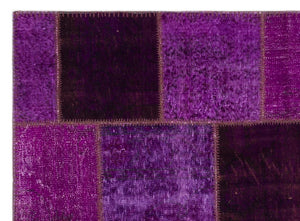 Apex Patchwork Halı Mor 22271 160 x 230 cm