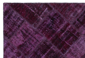 Apex patchwork carpet purple 22347 120 x 180 cm