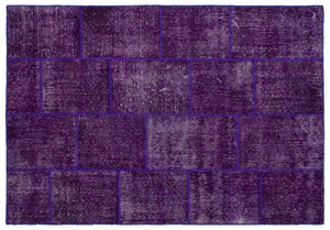 Apex Patchwork Carpet Mor 24825 160 x 230 cm