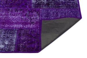 Apex patchwork carpet purple 25888 80 x 150 cm
