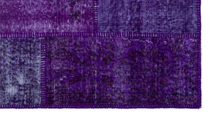 Apex patchwork carpet purple 25888 80 x 150 cm