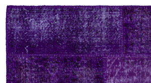 Apex patchwork carpet purple 25888 80 x 150 cm