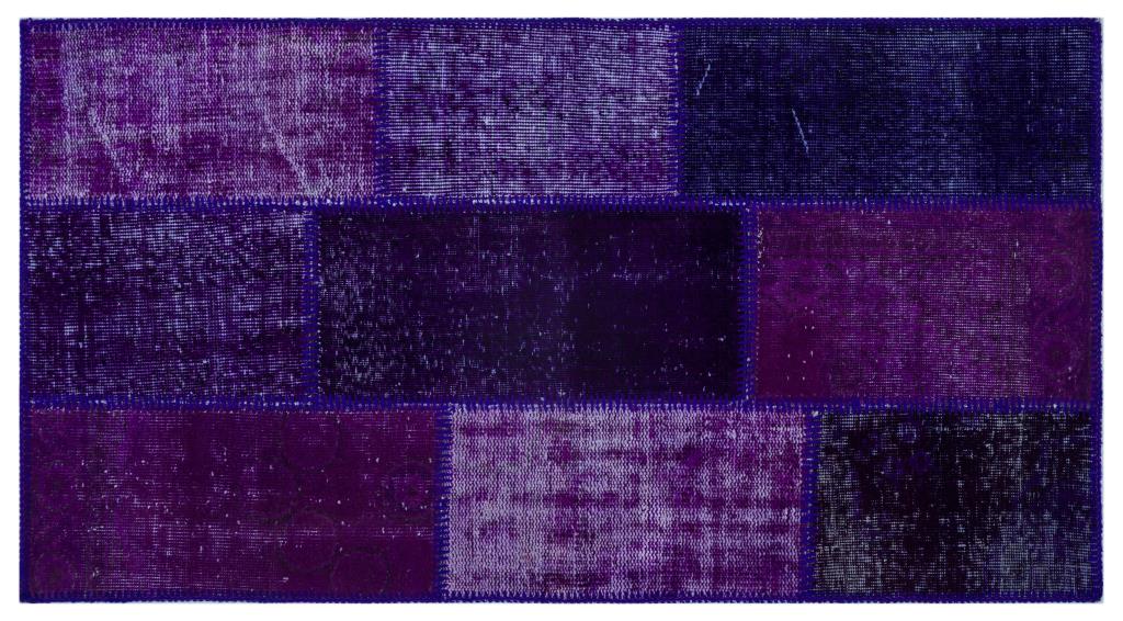 Apex patchwork carpet purple 25948 80 x 150 cm