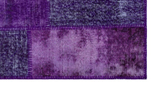 Apex patchwork carpet purple 26200 80 x 150 cm