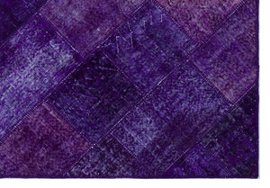 Apex patchwork carpet purple 26316 160 x 230 cm