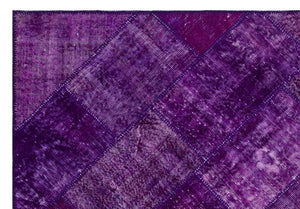 Apex patchwork carpet purple 26322 160 x 230 cm