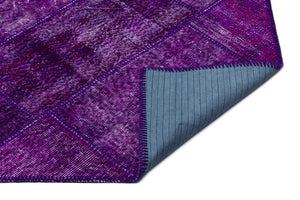 Apex patchwork carpet purple 26360 160 x 230 cm