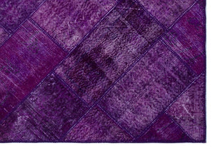 Apex patchwork carpet purple 26360 160 x 230 cm