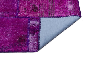 Apex patchwork carpet purple 26488 160 x 230 cm