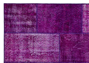 Apex patchwork carpet purple 26488 160 x 230 cm