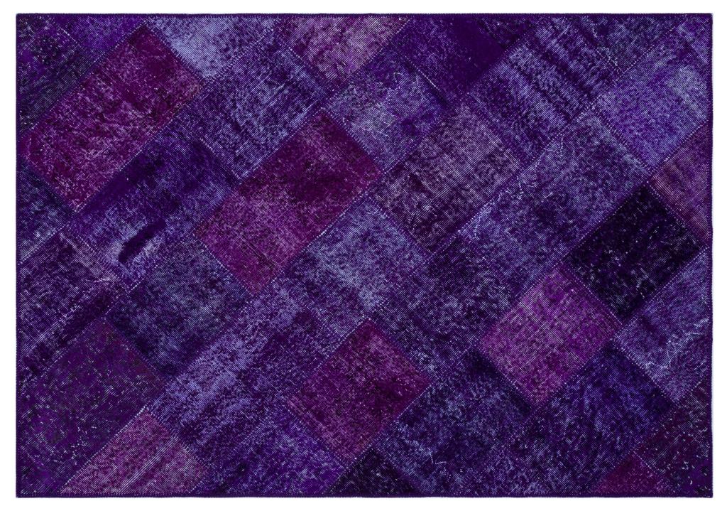 Apex patchwork carpet purple 26507 160 x 230 cm