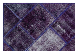 Apex Patchwork Halı Mor 26545 120 x 180 cm