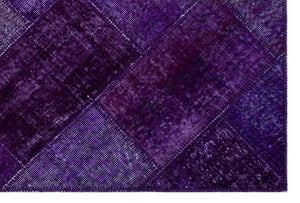 Apex patchwork carpet purple 26716 120 x 180 cm