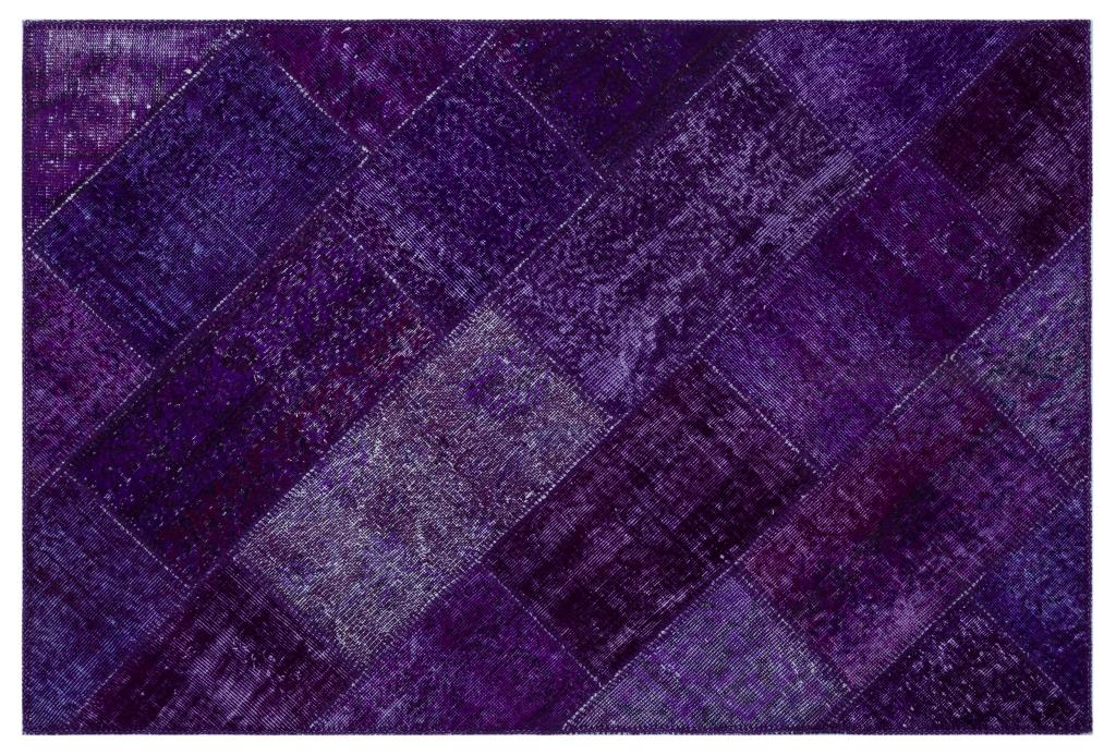 Apex patchwork carpet purple 26716 120 x 180 cm