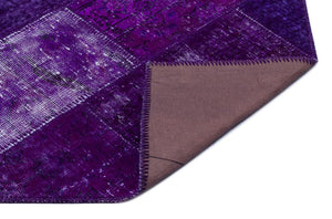 Apex patchwork carpet purple 26722 120 x 180 cm