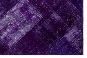 Apex patchwork carpet purple 26722 120 x 180 cm