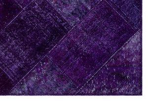 Apex patchwork carpet purple 26730 120 x 180 cm