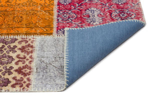 Apex Patchwork Carpet Naturel 20348 246 x 308 cm
