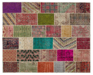 Apex Patchwork Carpet Naturel 20356 245 x 308 cm